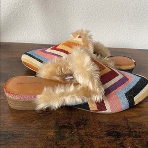Universal Thread Fur Mules